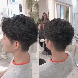 パーマ メンズ ✨️ツヤ髪✨️ 💫髪質改善💫間宮のヘアスタイル