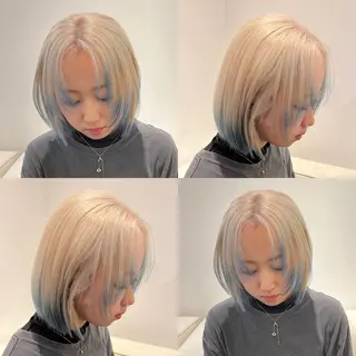 ミディアム youres hair 髪質改善トリートメント&ヘッドスパ  新宿三丁目店【ユアーズヘア】所属・🦋透明感カラー 👑NODOKA🦋のヘアスタイル