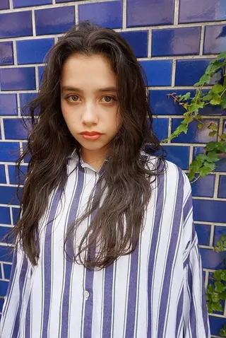 ロング カラー コジマ ダイスケのヘアスタイル