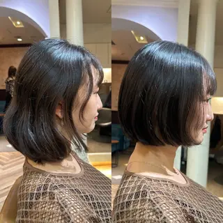 ミディアム Momo/ショート /ハンサムショートのヘアスタイル