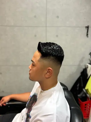 ショート メンズ 加藤 直輝のヘアスタイル