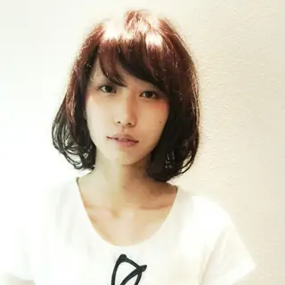 ショート ミディアム カラー パーマ 松岡 巨樹のその他イメージ