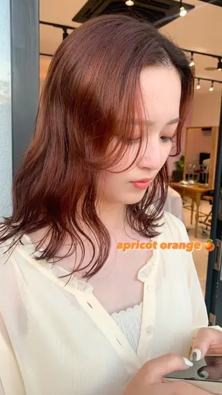 セミロング カラー Bonheur所属・Bonheur銀座 /runaのヘアスタイル