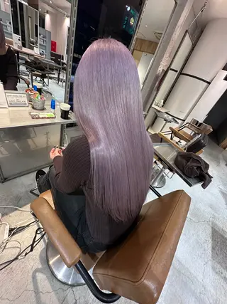 ロング カラー Ravens 髪質改善のヘアスタイル