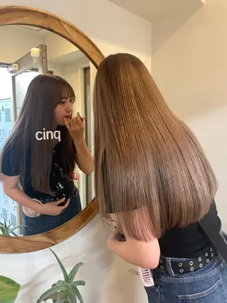 ロング カラー soigné所属・カットモデル募集 /RIO🩰のヘアスタイル