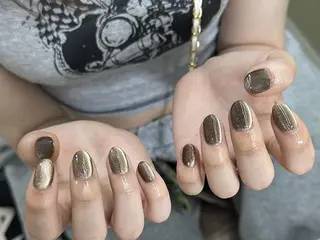 ネイル ki🍒🍒 ki ツルツルネイルのネイルデザイン