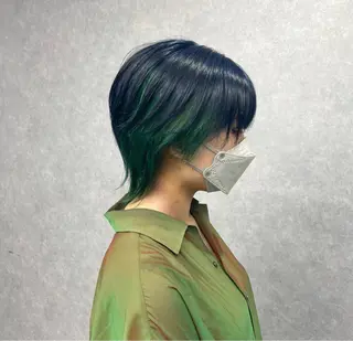 ミディアム カラー 🌟ハイトーン/ボブ /RYOJU🌟のヘアスタイル