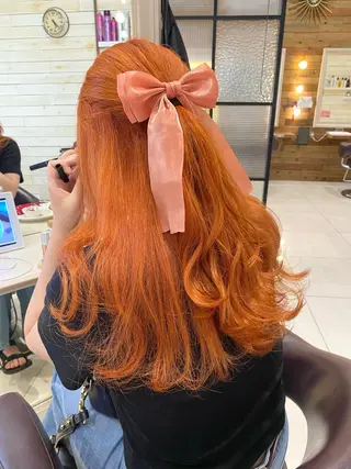 ロング カラー riho/ブリーチ/ デザインカラー/辻堂のヘアスタイル