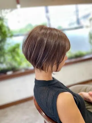 ショート セラヴィ所属・ショートカット 練習モデルのヘアスタイル