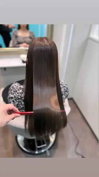 ロング カラー seta新宿所属・髪質改善/縮毛矯正 芹沢のヘアスタイル