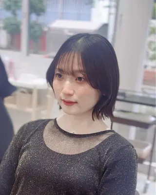 ショート カラー suzuka/透明感 カラー 美髪縮毛矯正のヘアスタイル