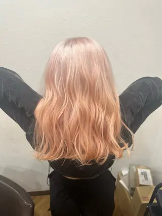 セミロング カラー たけかわ みずきのヘアスタイル