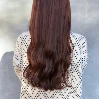 ロング カラー 野崎 桃実のヘアスタイル