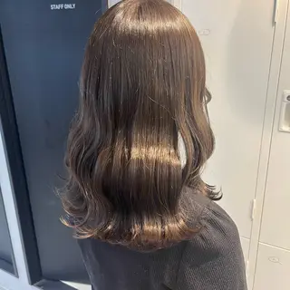セミロング マンツーマン美容師 🫧‪久保友華菜🫧のヘアスタイル