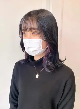 ミディアム カラー Ayuna /透明感カラーのヘアスタイル