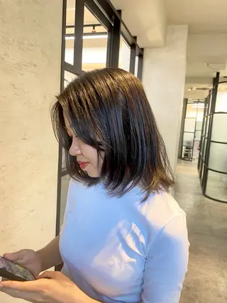 ミディアム 🍓小野 紗由美🍓のヘアスタイル