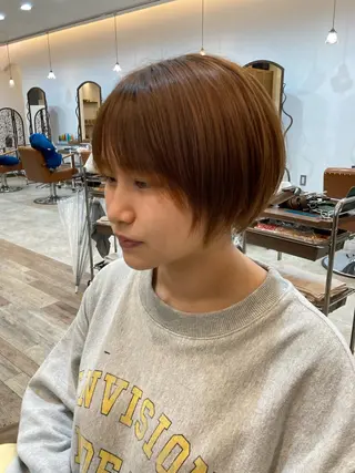 ショート カラー カット特化型 美容師/栗本のヘアスタイル