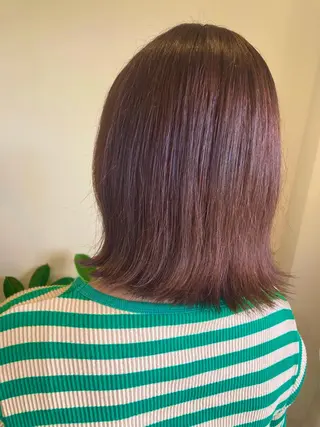 ミディアム カラー 小島 千夏のヘアスタイル