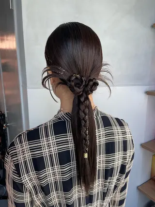 ヘアアレンジ charm《銀座》 ヘアセット/縮毛矯正のヘアスタイル