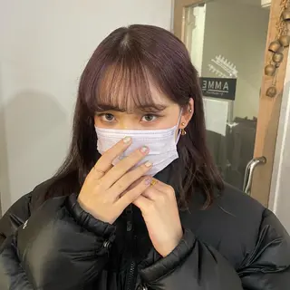 セミロング ナカヤマナナエ ♡のヘアスタイル