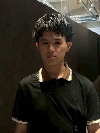 ショート メンズ 金山駅前/メンズ パーマ/真柄 恒輝のヘアスタイル