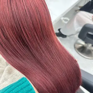 ロング カラー mina/暖色カラー 🥀韓国風カット🥀のヘアスタイル