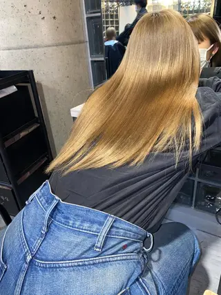 ロング 大橋 美咲のヘアスタイル