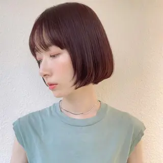 ショート 透明感カラー✨ よしの じろうのヘアスタイル