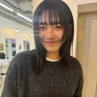 セミロング 小森 祐希のヘアスタイル