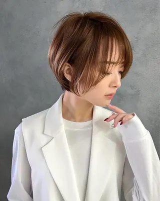 ショート ヤマモト ユウキのヘアスタイル