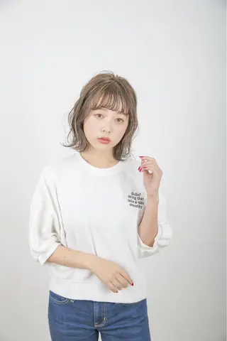 セミロング EARTH志木/佐藤 氷河のヘアスタイル
