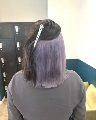 ミディアム カラー 聖斗 /ハイトーン/パーマのヘアスタイル