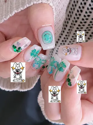 ネイル 3dパーツ/流行り 👧shushu❤️のネイルデザイン