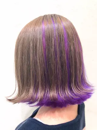 ミディアム カラー 🧊艶髪垢抜け担当 💗/けんすけ🪞のヘアスタイル