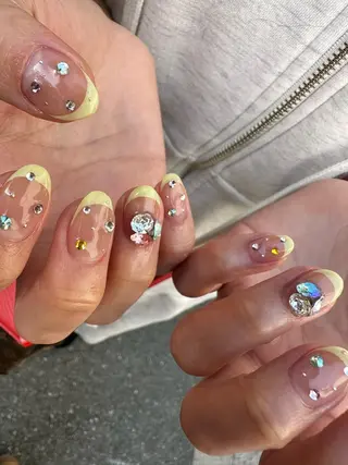 ロング カラー ヘアアレンジ キッズ ネイル マツエク・マツパ アイブロウ 福田 加奈のネイルデザイン