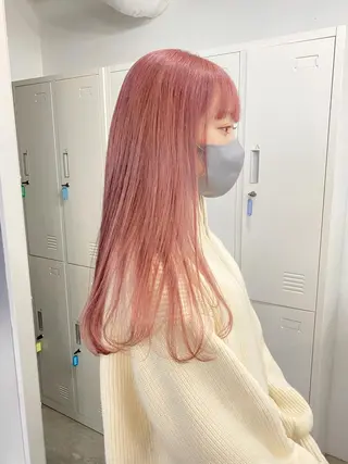 ロング カラー 似合わせハイトーン 🍯ayumi🍯のヘアスタイル