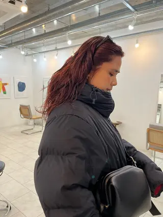 セミロング カラー NOUN所属・eri kinjoのヘアスタイル