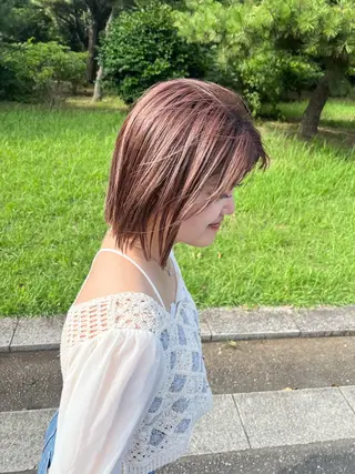 カラー 暖色カラー/ メンズパーマつばきのヘアスタイル