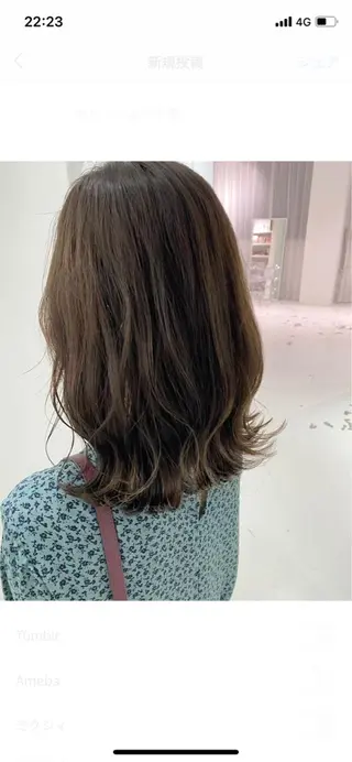 ミディアム カラー VANCY所属・uchida daikiのヘアスタイル