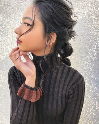 カラー レイヤーカット BLend 渋谷のヘアスタイル