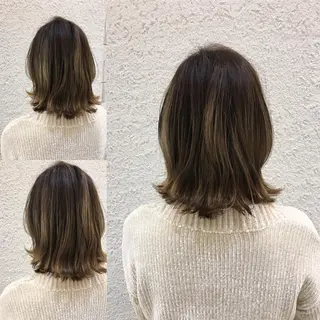 ミディアム カラー 中村 侑弘のヘアスタイル