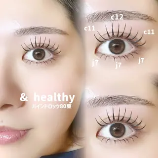 マツエク・マツパ 束間まつ毛ෆ sasara🍒のマツエク・マツパデザイン