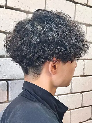 ショート パーマ メンズ men’s salon NOA solte. 【メンズサロン ノアソルテ】所属・メンズパーマ職人 加藤 弘貴のヘアスタイル
