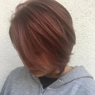 ショート カラー ラブーケ中川中島店 クラタチカコのヘアスタイル