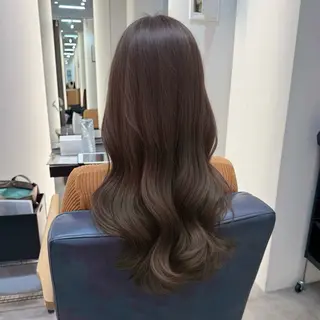 ロング パーマ 韓国ヘア/韓国風 パーマ/kazueのヘアスタイル