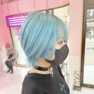 ショート ❄️💛エクステ ブリーチ❄️yukiのヘアスタイル