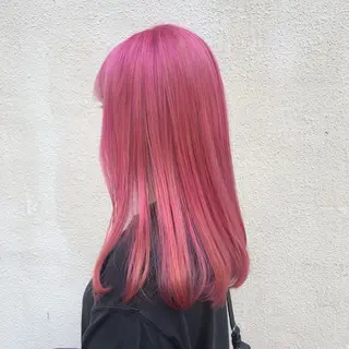 セミロング カラー a rikaのヘアスタイル