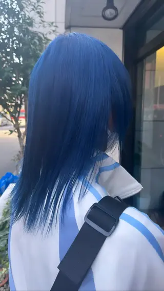 セミロング BUCKS所属・坂谷 BUCKS/縮毛矯正のヘアスタイル