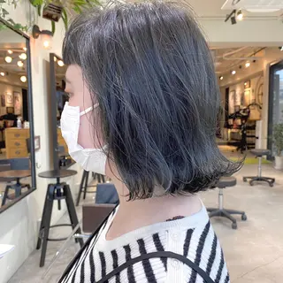 ミディアム カラー ヘアアレンジ tane.所属・【ダメージレス施術】 【透明感】北村 拓也のヘアスタイル