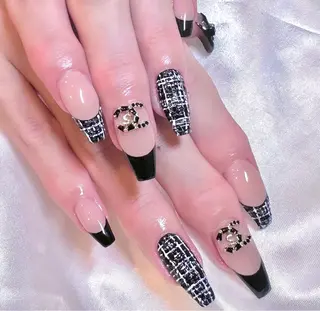 ロング kurumi nailのネイルデザイン